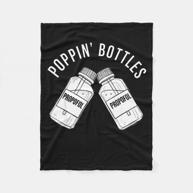 New Years Shirt, Nurse Png Bottles For The New Yea Fleecefilt (Framsidan)