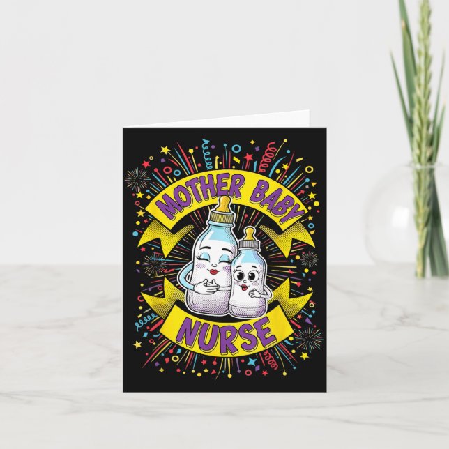 New Years Shirt, Nurse Png Bottles For The New Yea Kort (Framsida)