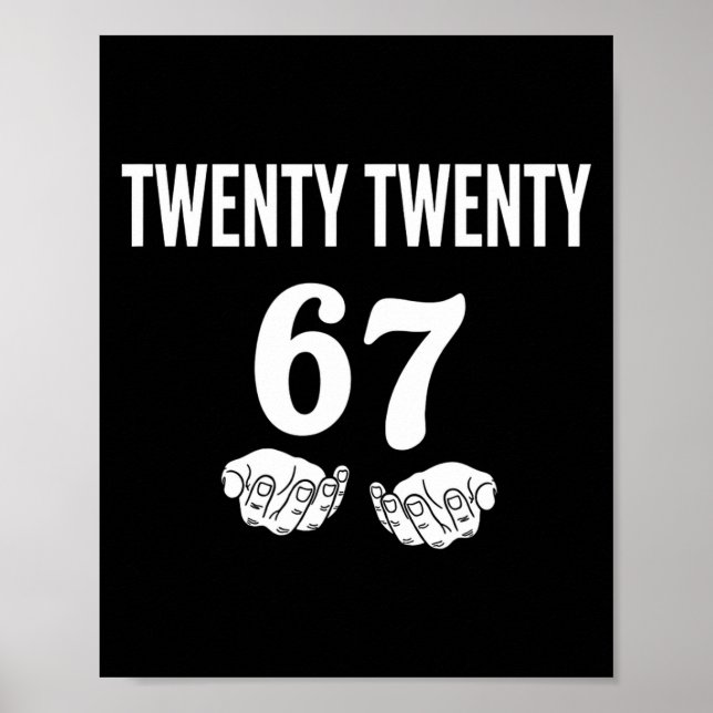 New Years Six Seven - 2026 - Gen Alpha Slang.6-7 M Poster (Framsidan)