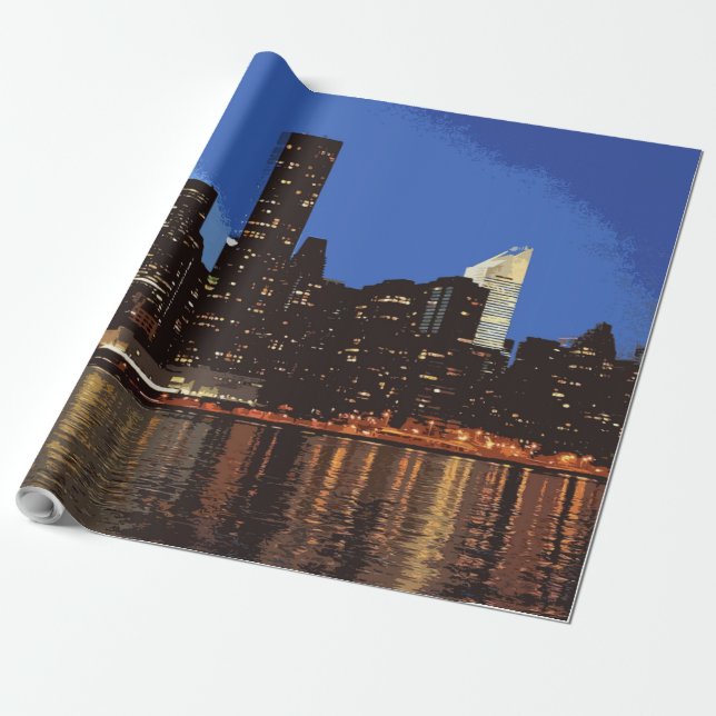 New York 001 Presentpapper (Utrullad)