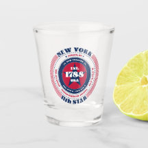 New York 11:e stjärnan Patriotic Shot glass