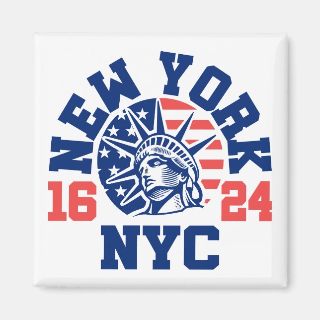 New York 1624 Magnet (Framsidan)