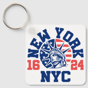 New York 1624 Nyckelring