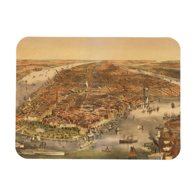 New York, 18 Magnet (Horisontell)