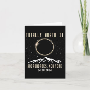 New York 2024 Total Solar Eclipse Kort
