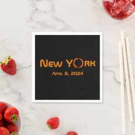New York 2024 Total Solar Eclipse Pappersservett