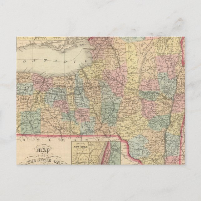 New York 2 Vykort (Framsida)