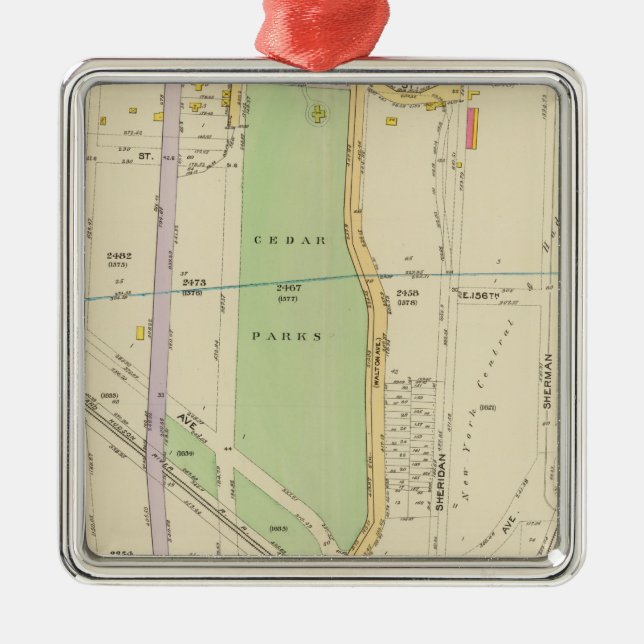 New York 37 Julgransprydnad Metall (Framsidan)