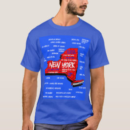 New York 3d karta-design T-Shirt