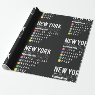 New York 5 Boroughs Presentpapper