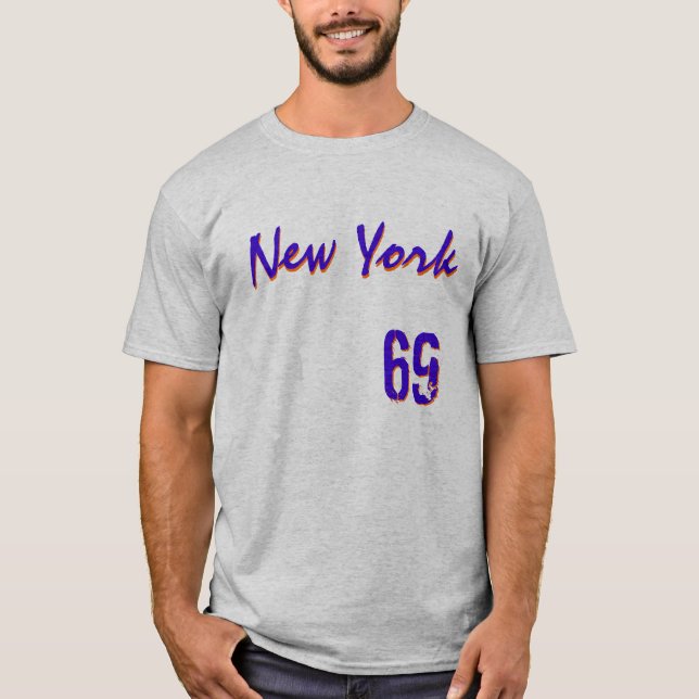 New York #69 Jersey Shirt T Shirt (Framsida)