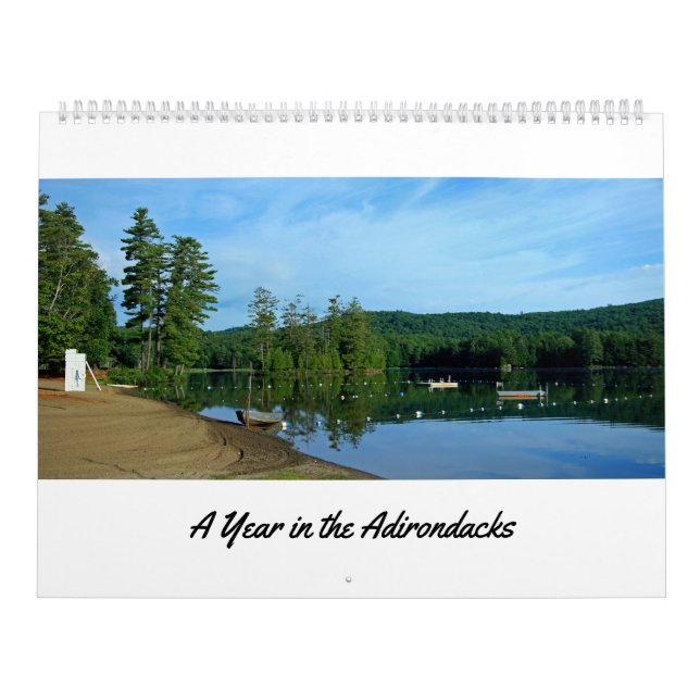 New York Adirondack Mountains 12-månaderskalender Kalender (Omslag)