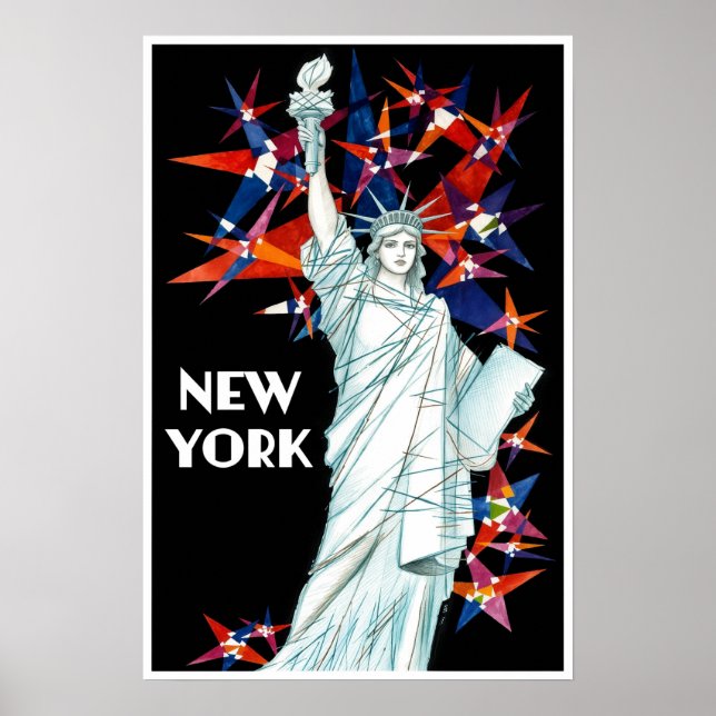 New York-affisch  Poster (Framsidan)