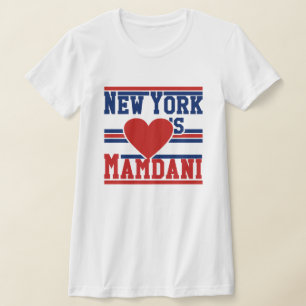 New York älskar borgmästare Zohran Mamdani NYC T Shirt