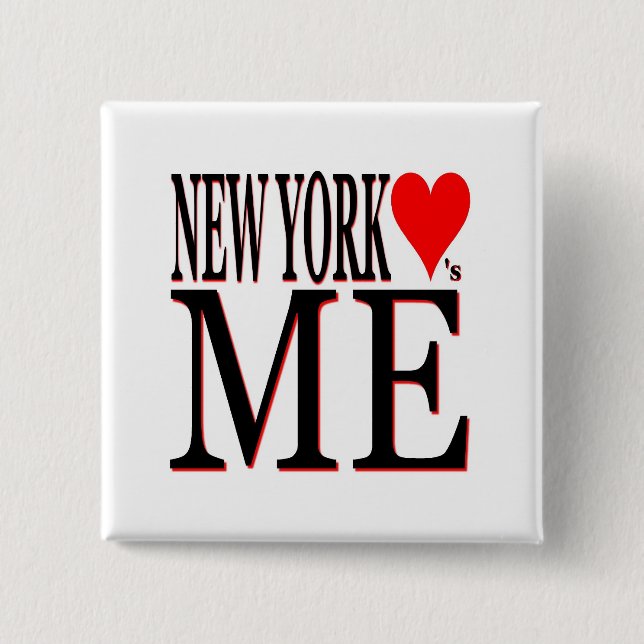 New York älskar mig Knapp (Framsida)