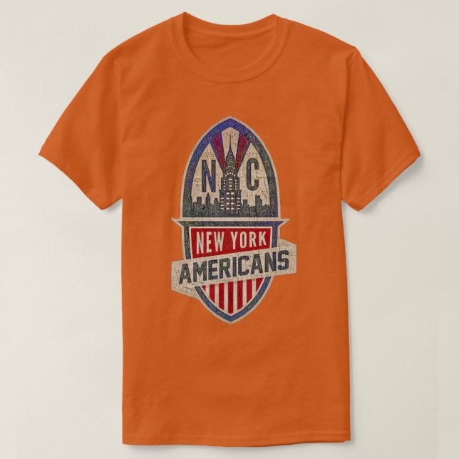 New York American Hockey T Shirt (Design framsida)