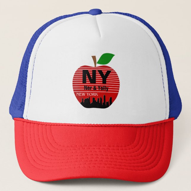 New York Anpassade Namn The Big Apple Keps (Framsida)