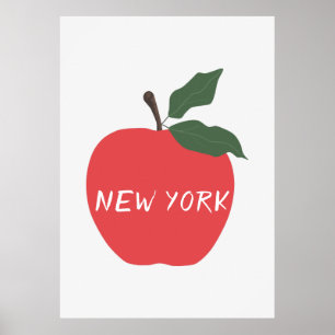 New York-äpple Poster