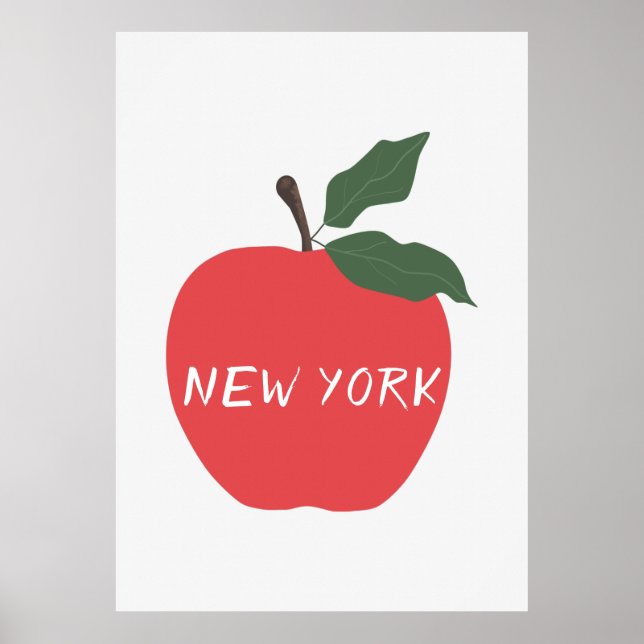 New York-äpple Poster (Framsidan)