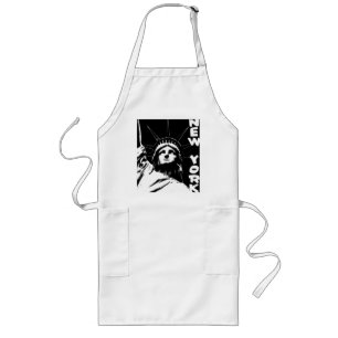 New York Apron New York Souvenirs Cooks gåvor Långt Förkläde