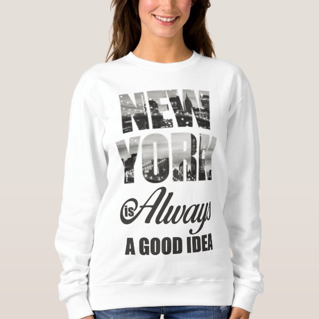 New York är alltid en bra idé T-shirt (Framsida)