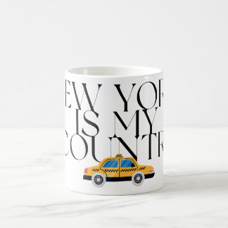 New York är mitt land Grafisk T-shirt Kaffemugg