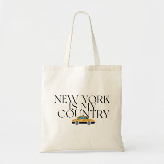 New York är mitt land Grafisk t-shirt Tygkasse