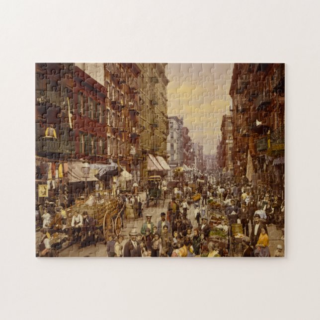 New York- År som gått cirka 1891. Pussel (Horisontell)