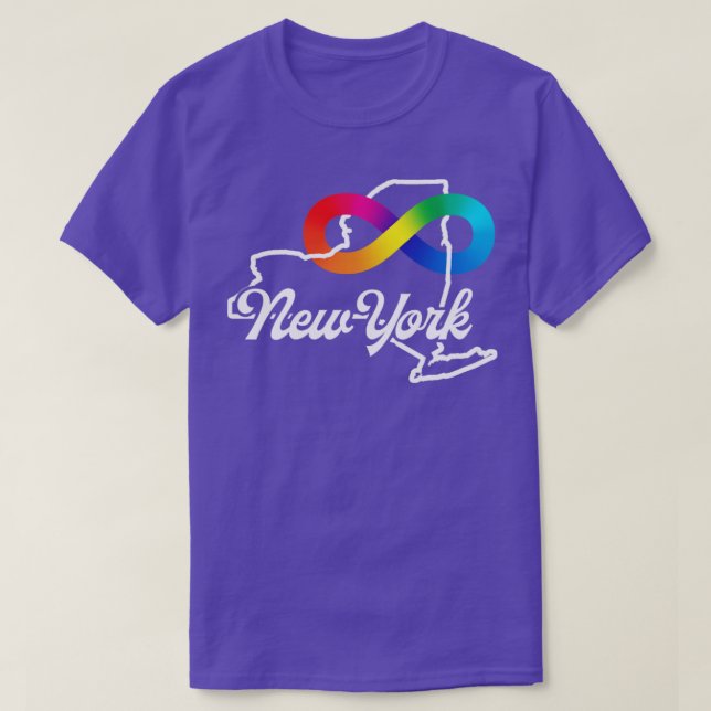 New York Autism Acceptance T Shirt (Design framsida)