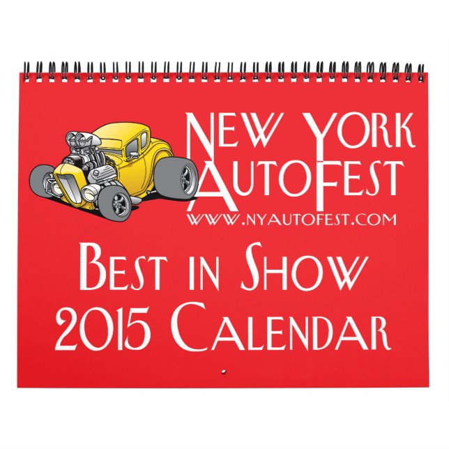 New York AutoFest Best in Show 2016 Calendar Kalender (Omslag)