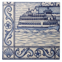 New York Azulejo Mural Kakel 5 av 6 Nere till Väns
