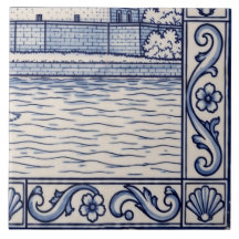 New York Azulejo Mural Kakel 6 av 6 Nere till Höge
