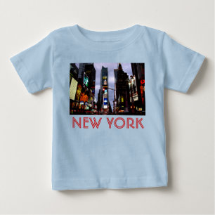 New York Baby Creeper Ekologisk New York Souvenir Tee Shirt
