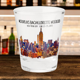 New York Bachelorette Helg Shot glass