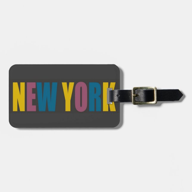 New York Bagagebricka (Horisontell Framsida)