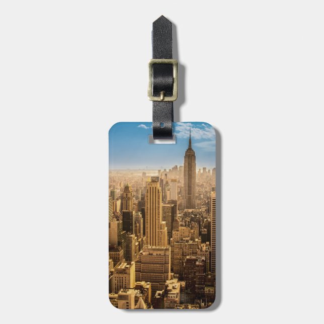 New York Bagagebricka (Vertikal Framsida)