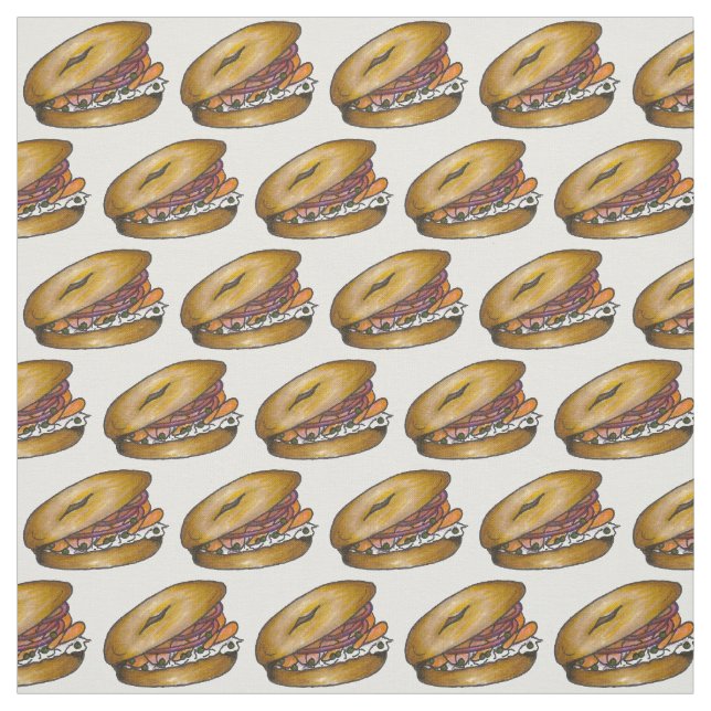 New York Bagel Capers Cream Cheese Lox Onions Tyg (Provkarta)