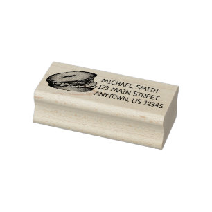 New York Bagel Cream Cheese Lox Capers Onions Stämpel