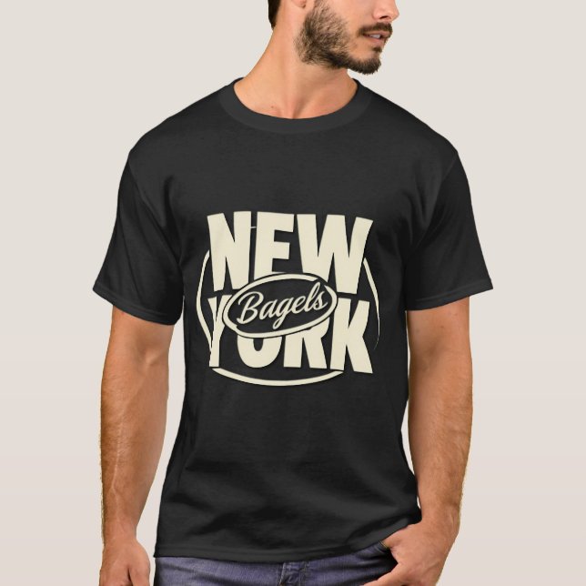 New York Bagels T Shirt (Framsida)