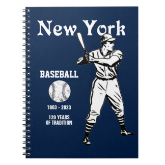 New York Baseball - 2023 Retro Anteckningsbok