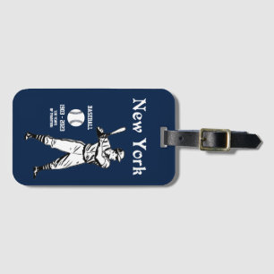 New York Baseball 2023 Retro Bagagebricka