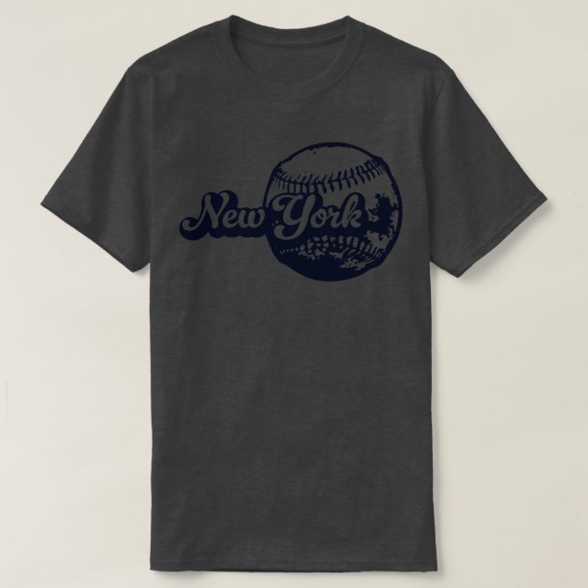 New York Baseball TShirt T Shirt (Design framsida)