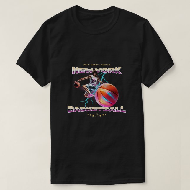 NEW YORK BASKET T SHIRT (Design framsida)