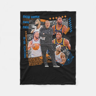 New York Basketball Team Square Design Fleecefilt