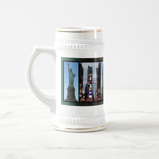 New York Beer Mugg New York City Souvenir Muggar (Vänster)