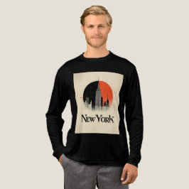 New York Begränsad Edition - 1960-talets Stil-graf T Shirt