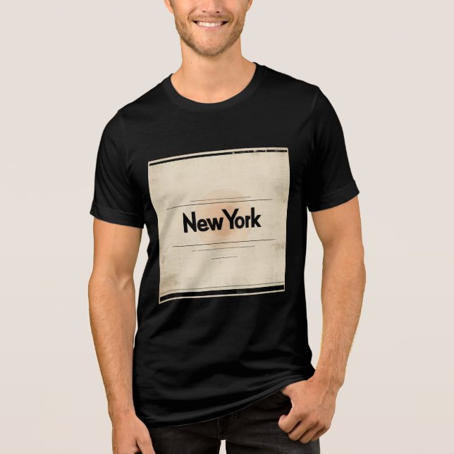 New York Begränsad Edition Inspired by 1960-talet  T Shirt (Framsida)