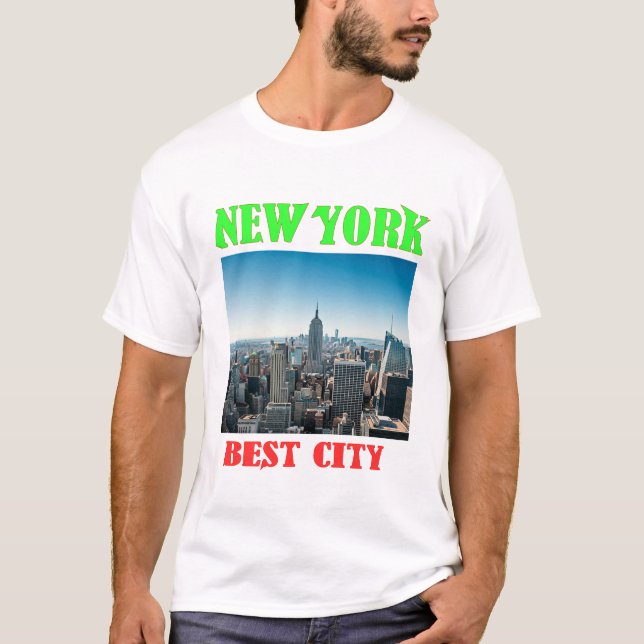New York Best City Tri-Blend T-Shirt (Framsida)