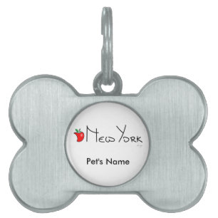 New York Big Apple Cute ID-bricka Husdjur