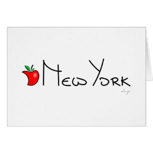 New York Big Apple Hälsningskort
